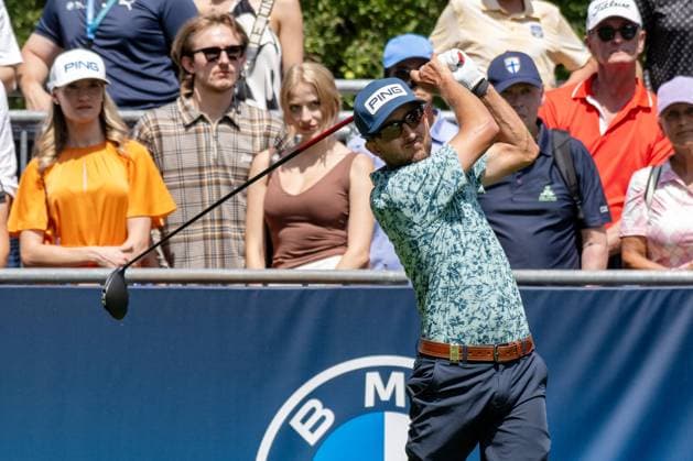 Davis Bryant (USA). xettx, Deutschland, Muenchen, 05.07.2025, Golf, BMW International Open, 2025, Round 3, DP World Tour, Golfclub Muenchen Eichenried