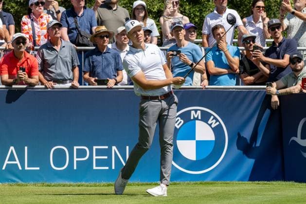 Matti Schmid (GER). xettx, Deutschland, Muenchen, 05.07.2025, Golf, BMW International Open, 2025, Round 3, DP World Tour, Golfclub Muenchen Eichenried