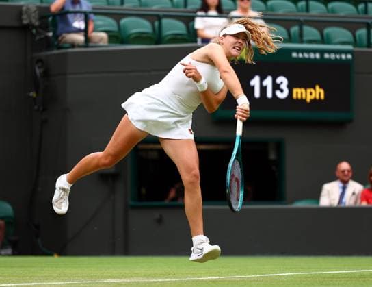 Mirra Andreeva during her third round match Wimbledon Tennis Championships, Day 6, The All England Lawn Tennis and Croquet Club, London, UK - 05 Jul 2025London The All England Lawn Tennis and United Kingdom  Copyright: xJamesxMarsh Shutterstockx 15385618ac