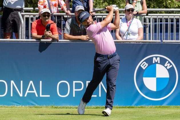 David Ravetto (FRA). xettx, Deutschland, Muenchen, 05.07.2025, Golf, BMW International Open, 2025, Round 3, DP World Tour, Golfclub Muenchen Eichenried