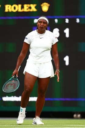 Hailey Baptiste during her third round match Wimbledon Tennis Championships, Day 6, The All England Lawn Tennis and Croquet Club, London, UK - 05 Jul 2025London The All England Lawn Tennis and United Kingdom  Copyright: xJamesxMarsh Shutterstockx 15385618ap