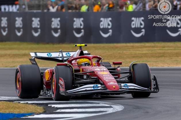 5th July 2025; Silverstone Circuit, Northamptonshire, England; Formula 1 2025 Qatar Airways British F1 Grand Prix; Qualifying Day; Scuderia Ferrari HP driver Lewis Hamilton in his Ferrari SF-25 Ferrari 066 15 during free practice 3  ActionPlus12809420 TimxWilliams