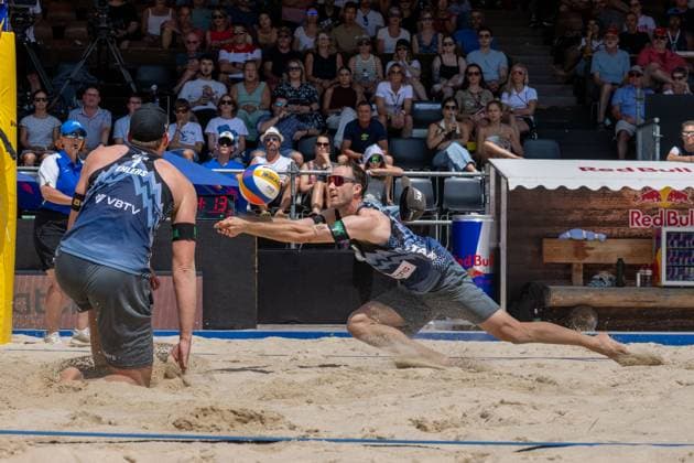 RECORD DATE NOT STATED Beach Pro Tour - Elite 16 Gstaad, 05.07.2025 Clemens Wickler (GER); Beach Pro Tour - Elite 16 Gstaad am 05.07.2025 Copyright: xBEAUTIFULxSPORTS PeterxWeberx