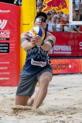 RECORD DATE NOT STATED Beach Pro Tour - Elite 16 Gstaad, 05.07.2025 Nils Ehlers (GER); Beach Pro Tour - Elite 16 Gstaad am 05.07.2025 Copyright: xBEAUTIFULxSPORTS PeterxWeberx