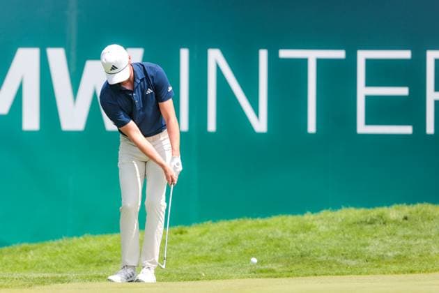 MUNICH, GERMANY - 05.07.2025: Richard MANSELL (ENG). The BMW International Open at Golfclub Munchen Eichenried on July 05, 2025 in Germany.
