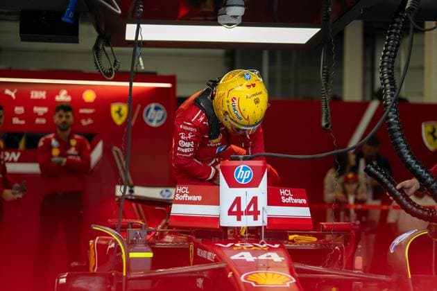 F1 British GP 2025 - UK Lewis Hamilton (Gbr) of Scuderia Ferrari 44 during the Formula 1 Qatar Airways British Grand Prix 2025 on Saturday at the Silverstone International Circuit, Silverstone, Great Britain on July 5, 2025 Photo by Photo by Antoine Lapeyre ABACAPRESS.COM Silverstone United Kingdom  Copyright: xLapeyrexAntoine ABACAx