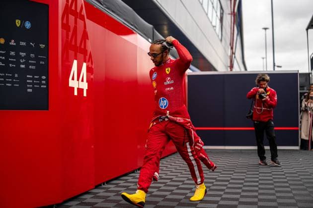 F1 British GP 2025 - UK Lewis Hamilton (Gbr) of Scuderia Ferrari 44 during the Formula 1 Qatar Airways British Grand Prix 2025 on Saturday at the Silverstone International Circuit, Silverstone, Great Britain on July 5, 2025 Photo by Photo by Antoine Lapeyre ABACAPRESS.COM Silverstone United Kingdom  Copyright: xLapeyrexAntoine ABACAx