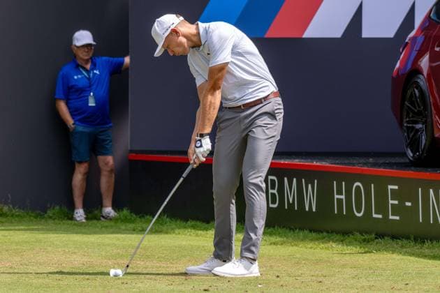 Matti Schmid (GER). xettx, Deutschland, Muenchen, 05.07.2025, Golf, BMW International Open, 2025, Round 3, DP World Tour, Golfclub Muenchen Eichenried