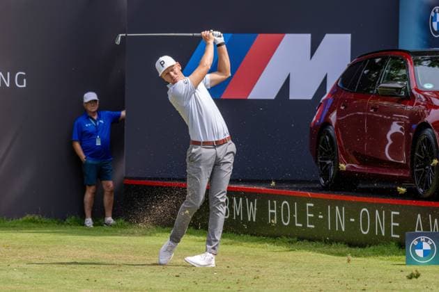 Matti Schmid (GER). xettx, Deutschland, Muenchen, 05.07.2025, Golf, BMW International Open, 2025, Round 3, DP World Tour, Golfclub Muenchen Eichenried