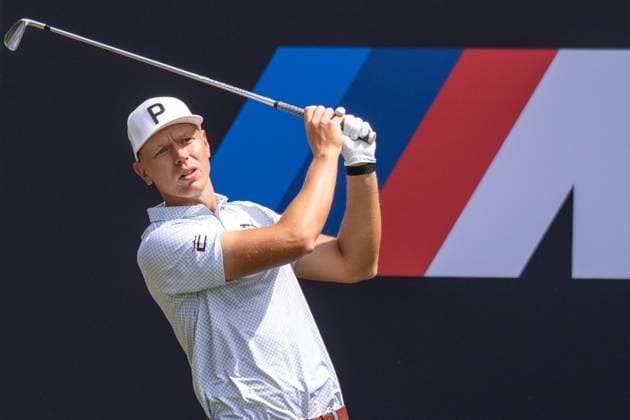 Matti Schmid (GER). xettx, Deutschland, Muenchen, 05.07.2025, Golf, BMW International Open, 2025, Round 3, DP World Tour, Golfclub Muenchen Eichenried