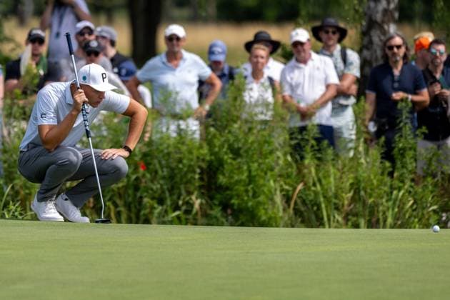 Matti Schmid (GER). xettx, Deutschland, Muenchen, 05.07.2025, Golf, BMW International Open, 2025, Round 3, DP World Tour, Golfclub Muenchen Eichenried