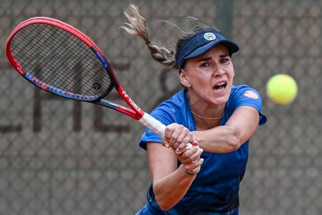 Irina Bara ROU 05.07.2025 Tennis 1. Bundesliga Damen, TC Bredeney vs LTTC RW Berlin, Tennis Club Bredeney, Essen,