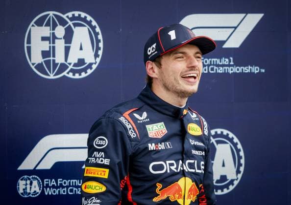 SILVERSTONE - Max Verstappen (Red Bull Racing) after qualifying at the Silverstone circuit ahead of the Great Britain Grand Prix. ANP SEM VAN DER WAL xVIxANPxSportx xxANPxIVx 530987675 originalFilename: 530987675.jpg