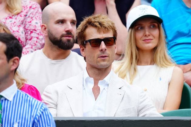 Glen Powell watching the action on Centre Court Wimbledon Tennis Championships, Day 6, The All England Lawn Tennis and Croquet Club, London, UK - 05 Jul 2025London The All England Lawn Tennis and United Kingdom  Copyright: xJavierxGarcia Shutterstockx 15385616av