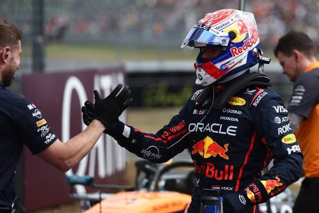 F1 British Grand Prix 2025 Qualifying Max Verstappen of Red Bull Racing after qualifying ahead of the Formula 1 British Grand Prix at Silverstone Circuit in Northampton, Great Britain on July 5, 2025. Northampton United Kingdom  Copyright: xJakubxPorzyckix originalFilename:porzycki-f1britis250705_npx7J.jpg