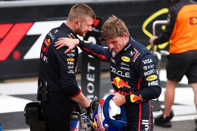 F1 - BRITISH GRAND PRIX 2025 VERSTAPPEN Max (ned), Red Bull Racing RB21, portrait during the Formula 1 Qatar Airways British Grand Prix 2025, 12th round of the 2025 FIA Formula One World Championship, WM, Weltmeisterschaft from July 4 to 6, 2025 on the Silverstone Circuit, in Silverstone, United Kingdom - SilverstoneUnited Kingdom  Copyright: xEricxAlonsox