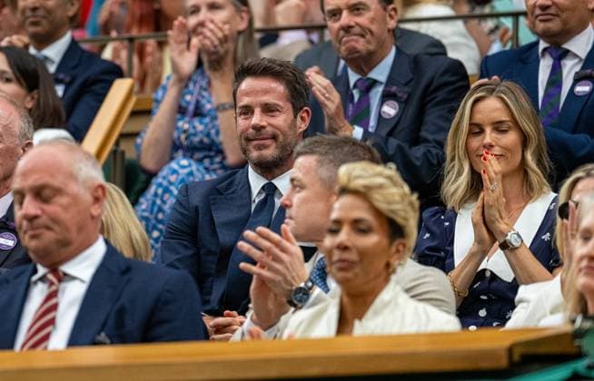 Tennis - Wimbledon Championship 2025 - Day 6 LONDON, ENGLAND - Saturday, July 5, 2025: Former Liverpool FC player Jamie Redknapp in the Royal Box on Day Six of The Championships Wimbledon 2025 at the All England Lawn Tennis and Croquet Club. (Photo by Kirsten Holst Propaganda) LONDON All England Lawn Tennis and Croquet Club GREATER LONDON ENGLAND  Copyright: xKirstenxHolstx 2025-07-05-015-Wimbledon_2025_Day_6