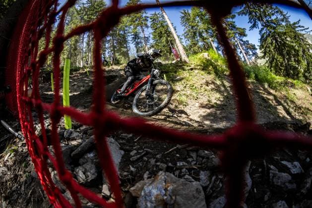 Whoop Downhill Worldcup La Thuile BAECHLER Nicolas *at Whoop Downhill Worldcup La Thuile, 05.07.2025,in La Thuile,ITA Foto: Sebastian Sternemann