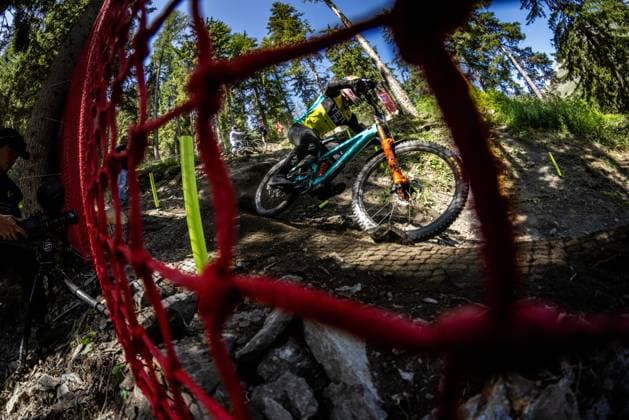 Whoop Downhill Worldcup La Thuile RUDE JR Richard YETI FOX FACTORY RACE TEAMat Whoop Downhill Worldcup La Thuile, 05.07.2025,in La Thuile,ITA Foto: Sebastian Sternemann