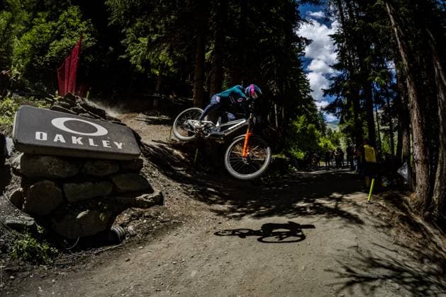 Whoop Downhill Worldcup La Thuile LEVESQUE Dylan SCOTT DOWNHILL FACTORYat Whoop Downhill Worldcup La Thuile, 05.07.2025,in La Thuile,ITA Foto: Sebastian Sternemann