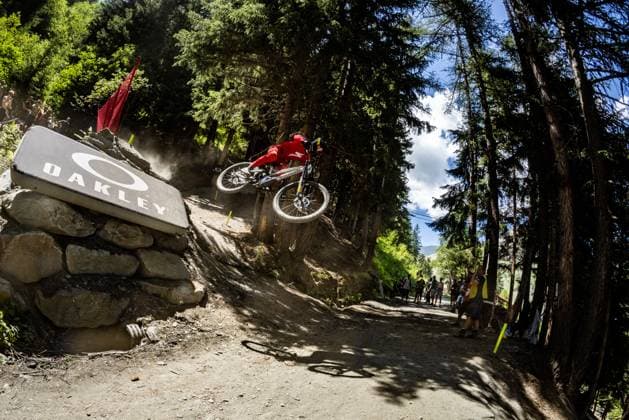 Whoop Downhill Worldcup La Thuile JENSEN Marie Rosa at Whoop Downhill Worldcup La Thuile, 05.07.2025,in La Thuile,ITA Foto: Sebastian Sternemann