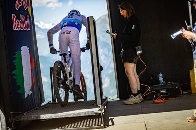 Whoop Downhill Worldcup La Thuile KOLB Andreas YT MOBat Whoop Downhill Worldcup La Thuile, 05.07.2025,in La Thuile,ITA Foto: Sebastian Sternemann