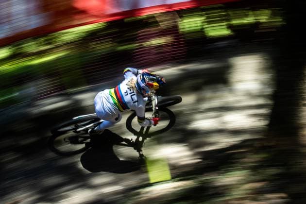 Whoop Downhill Worldcup La Thuile HÖLL Valentina YT MOBat Whoop Downhill Worldcup La Thuile, 05.07.2025,in La Thuile,ITA Foto: Sebastian Sternemann