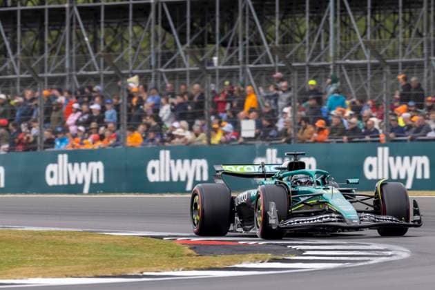 5th July 2025; Silverstone Circuit, Northamptonshire, England; Formula 1 2025 Qatar Airways British F1 Grand Prix; Qualifying Day; Aston Martin Aramco F1 Team driver Lance Stroll in his Aston Martin Aramco-Mercedes AMR25 Mercedes-AMG F1 M16 during qualifying  ActionPlus12809857 TimxWilliams