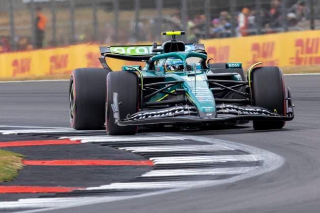 5th July 2025; Silverstone Circuit, Northamptonshire, England; Formula 1 2025 Qatar Airways British F1 Grand Prix; Qualifying Day; Aston Martin Aramco F1 Team driver Fernando Alonso in his Aston Martin Aramco-Mercedes AMR25 Mercedes-AMG F1 M16 during qualifying  ActionPlus12809890 TimxWilliams