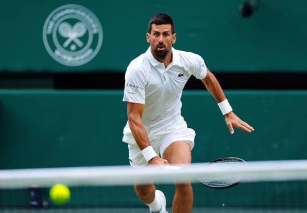 Novak Djokovic during his third round match Wimbledon Tennis Championships, Day 6, The All England Lawn Tennis and Croquet Club, London, UK - 05 Jul 2025London The All England Lawn Tennis and United Kingdom  Copyright: xJavierxGarcia Shutterstockx 15385616bp