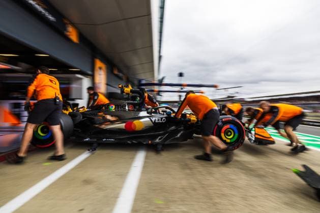 Silverstone Circuit, Towcester, United Kingdom. 5.July.2025; Oscar Piastri of Australia and McLaren F1 Team during Free Practice 3 Formula One British Grand Prix  aflo_296886716