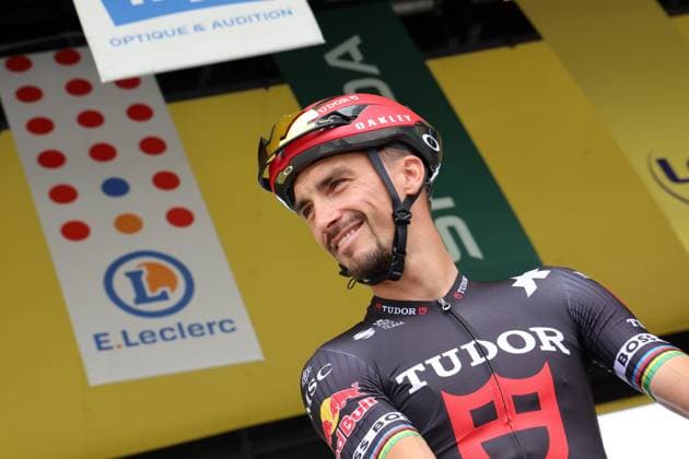 TOUR DE FRANCE 2025 PHOTOPQR VOIX DU NORD STEPHANE MORTAGNE ; 05 07 2025 ; LILLE, 05.07.2025 Cyclisme, velo, Tour de France, Départ de la 1ere etape du Tour de France entre Lille et Lille Julian ALAPHILIPPE PHOTO STEPHANE MORTAGNE LA VOIX DU NORD- French cycling race Tour de France 2024 takes place in july 2025 Hauts de France France  Copyright: xPHOTOPQR VOIXxDUxNORD MAXPPPxSTEPHANExMORTAGNEx 20250705VDN0662 20250705VDN0662