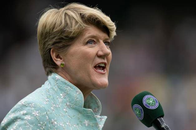 Day Six: The Championships - Wimbledon 2025 LONDON, ENGLAND - JULY 05: Sports Broadcaster Clare Balding speaks prior to the Gentlemen Singles third round match between Jannik Sinner of Italy and Pedro Martinez of Spain on day six of The Championships Wimbledon 2025 at All England Lawn Tennis and Croquet Club on July 05, 2025 in London, England. London All England Lawn Tennis and Croq England United Kingdom Copyright: xVisionhausx 776301258