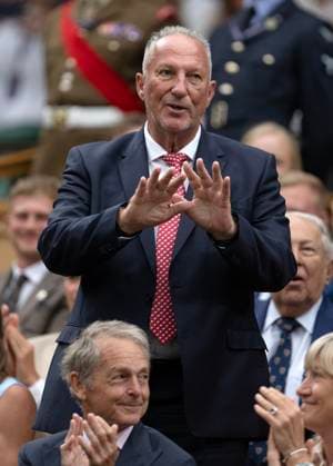 Day Six: The Championships - Wimbledon 2025 LONDON, ENGLAND - JULY 5: seen in the royal box during day six of The Championships Wimbledon 2025 at All England Lawn Tennis and Croquet Club on July 6, 2025 in London, England. (Photo by Visionhaus via ) London All England Lawn Tennis and Croq England United Kingdom Copyright: xVisionhausx 776301258