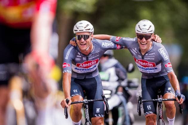Belgian Jonas Rickaert of Alpecin-Deceuninck pictured after the first stage, Lille Metropole to Lille Metropole (185 km), of the 2025 Tour de France cycling race, in Lille, France, on Saturday 05 July 2025. The 112th edition of the Tour de France starts on Saturday 5 July in Lille, France, and will finish in Paris, France on the 27th of July. JASPERxJACOBS  x128504350x