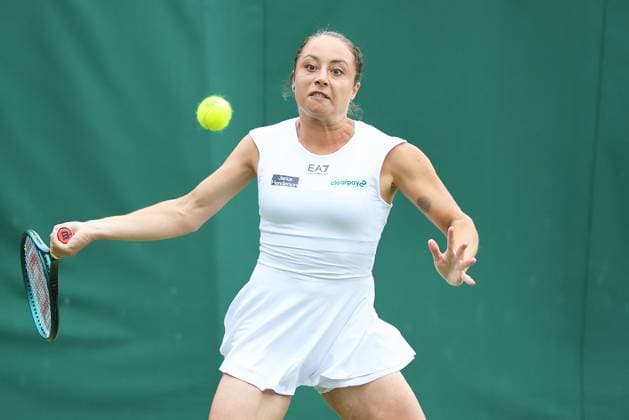 TENNIS - Wimbledon 2025 LONDON,ENGLAND,05.JUL.25 - TENNIS - WTA, Tennis Damen Tour, Wimbledon, Grand Slam. Image shows Elisabetta Cocciaretto (ITA).  GEPAxpictures xAlanxGrieves