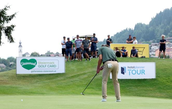 GOLF - Interwetten Open HAUS,AUSTRIA,06.JUL.25 - GOLF - Interwetten Open, HotelPlanner Tour, Golfclub Schladming. Image shows Maximilian Steinlechner (AUT).  GEPAxpictures xHansxOberlaender
