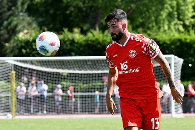 05.07.2025, xsvx, Fussball Testspiel, SpVgg Ingelheim - FSV Mainz 05 v.l. Neuzugang Marco Richter (FSV Mainz 05) (DFL DFB REGULATIONS PROHIBIT ANY USE OF PHOTOGRAPHS as IMAGE SEQUENCES and or QUASI-VIDEO) Ingelheim