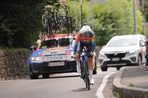BRAND Lucinda during the 1st stage of the Giro d™Italia Women, Tudor ITT from Bergamo to Bergamo, Italy Sunday, July 06, 2025. - cycling .  Copyright: xMarcoxAlpozzi LaPressex