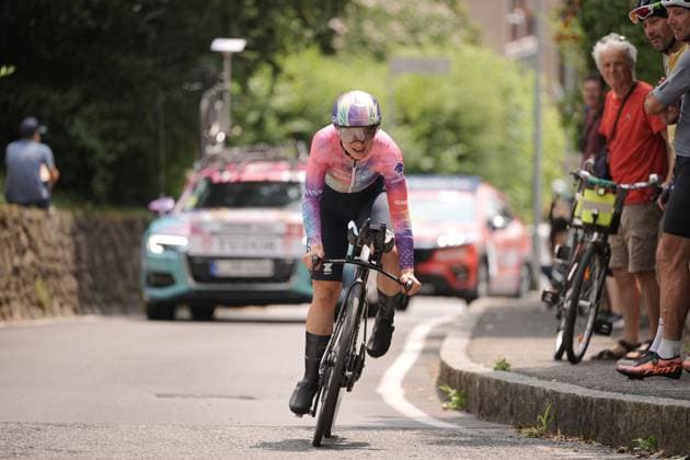 CONSONNI Chiara during the 1st stage of the Giro d™Italia Women, Tudor ITT from Bergamo to Bergamo, Italy Sunday, July 06, 2025. - cycling .  Copyright: xMarcoxAlpozzi LaPressex