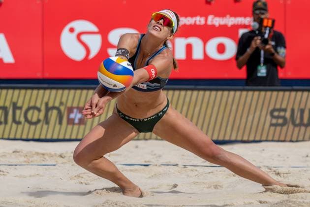 RECORD DATE NOT STATED Beach Pro Tour - Elite 16 Gstaad, 06.07.2025 Tina Graudina (LAT); Beach Pro Tour - Elite 16 Gstaad am 06.07.2025 Copyright: xBEAUTIFULxSPORTS PeterxWeberx