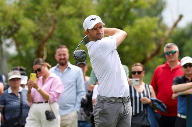 Marcel Schneider (GER) am Abschlag,Tee, 36. BMW International Open 2025, Golf, DP World Tour, Herren, Finale, 06.07.2025 Eichenried Bayern Deutschland