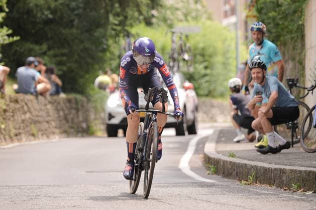 GEORGI Pfeiffer during the 1st stage of the Giro d™Italia Women, Tudor ITT from Bergamo to Bergamo, Italy Sunday, July 06, 2025. - cycling .  Copyright: xMarcoxAlpozzi LaPressex