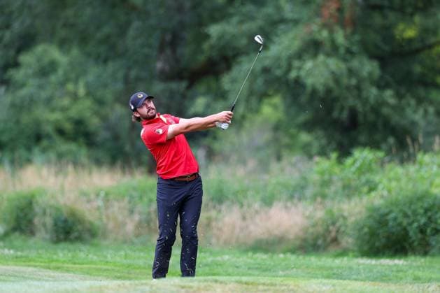 Amateur Tim Wiedemeyer (GER) auf dem Fairway, 36. BMW International Open 2025, Golf, DP World Tour, Herren, Finale, 06.07.2025 Eichenried Bayern Deutschland