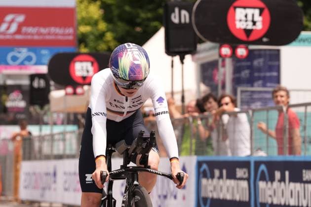 NIEDERMAIER Antonia during the 1st stage of the Giro d™Italia Women, Tudor ITT from Bergamo to Bergamo, Italy Sunday, July 06, 2025. - cycling .  Copyright: xMassimoxPaolone Lapressex