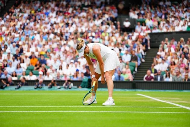 Anastasia Pavlyuchenkova during her fourth round match Wimbledon Tennis Championships, Day 7, The All England Lawn Tennis and Croquet Club, London, UK - 06 Jul 2025London The All England Lawn Tennis and United Kingdom  Copyright: xJavierxGarcia Shutterstockx 15387061as