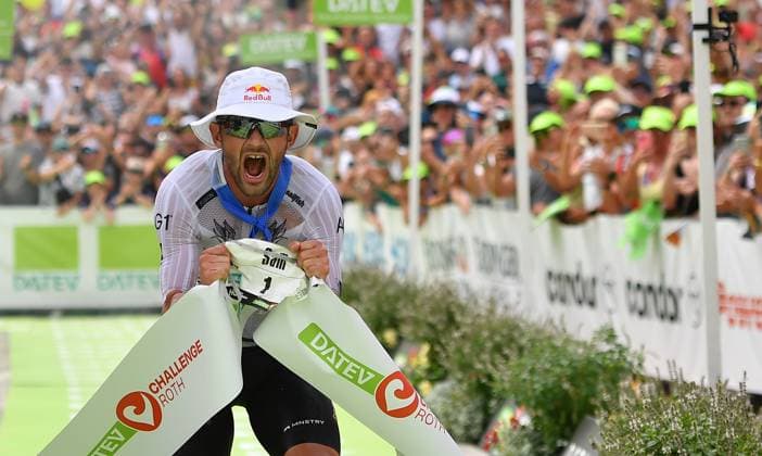 06.07.2025 -Triathlon - 2025 - DATEV Challenge Roth 2025 - Sportfoto Zink OGo - xogox - Zieleinlauf 1 Platz (Zeit: 07:29:35) Laidlow Sam (FRA) () *** 06 07 2025 Triathlon 2025 DATEV Challenge Roth 2025 Sportfoto Zink OGo xogox Finish 1 Place Time 07 29 35 Laidlow Sam FRA