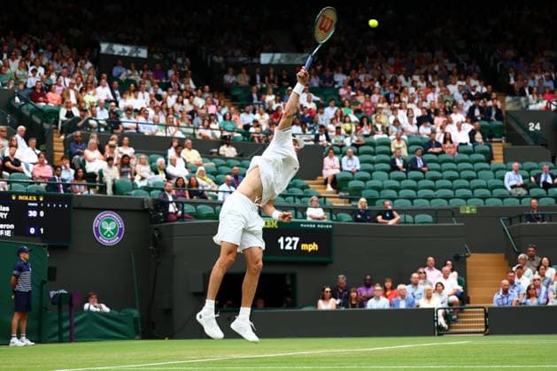 Nicolas Jarry during his fourth round match Wimbledon Tennis Championships, Day 7, The All England Lawn Tennis and Croquet Club, London, UK - 06 Jul 2025London The All England Lawn Tennis and United Kingdom  Copyright: xJamesxMarsh Shutterstockx 15387062bf