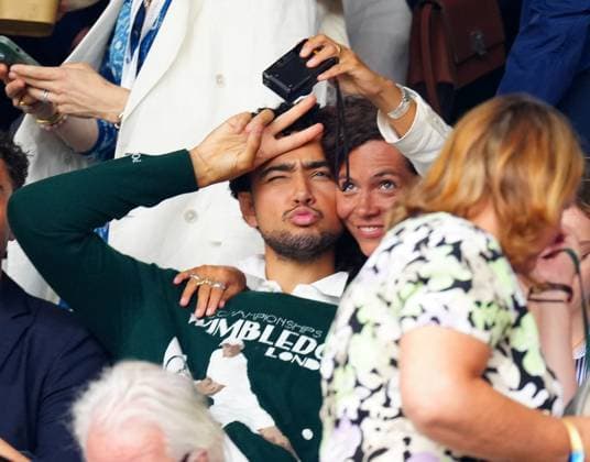 Archie Madekwe watching the action on Centre Court Wimbledon Tennis Championships, Day 7, The All England Lawn Tennis and Croquet Club, London, UK - 06 Jul 2025London The All England Lawn Tennis and United Kingdom  Copyright: xJavierxGarcia Shutterstockx 15387061bs