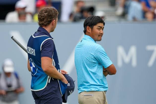 Kazuma Kobori (NZL) auf dem Green, 36. BMW International Open 2025, Golf, DP World Tour, Herren, Finale, 06.07.2025 Eichenried Bayern Deutschland